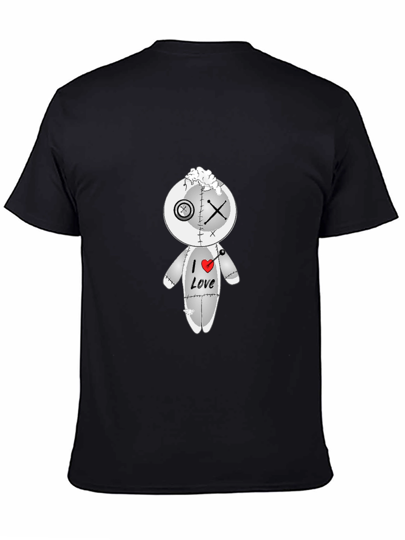 I Heart Love Voodoo Doll Graphic T-Shirt