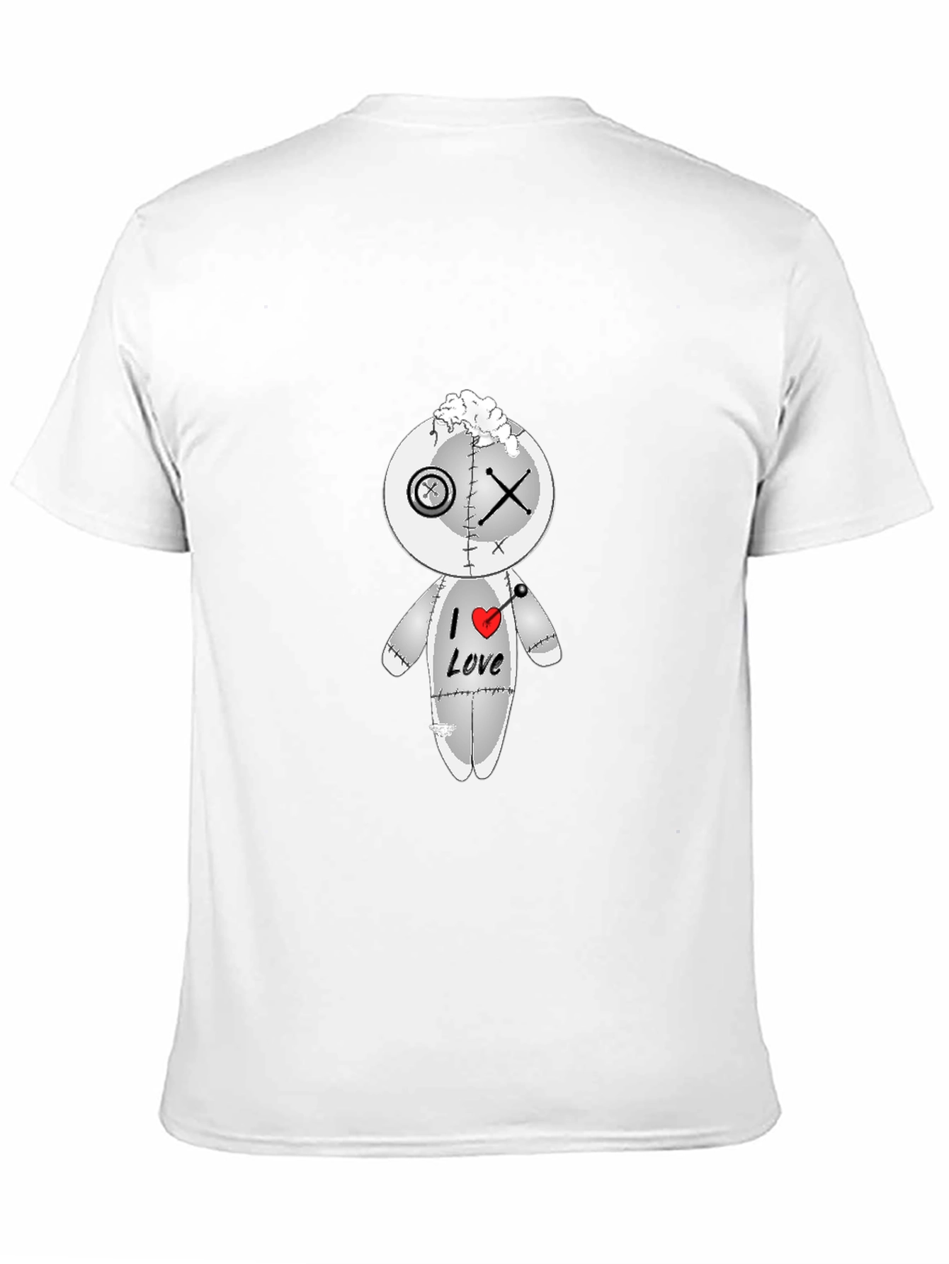I Heart Love Voodoo Doll Graphic T-Shirt