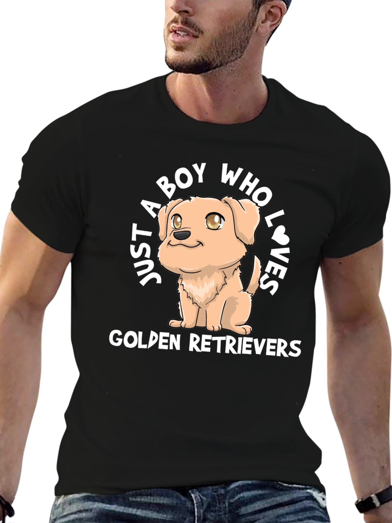 Golden Retriever Lover Tee - Boy & His Dog