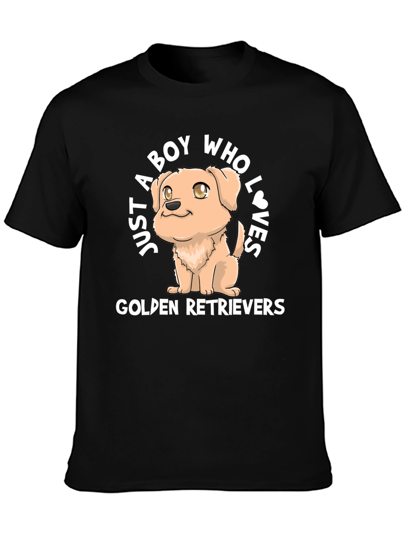 Golden Retriever Lover Tee - Boy & His Dog