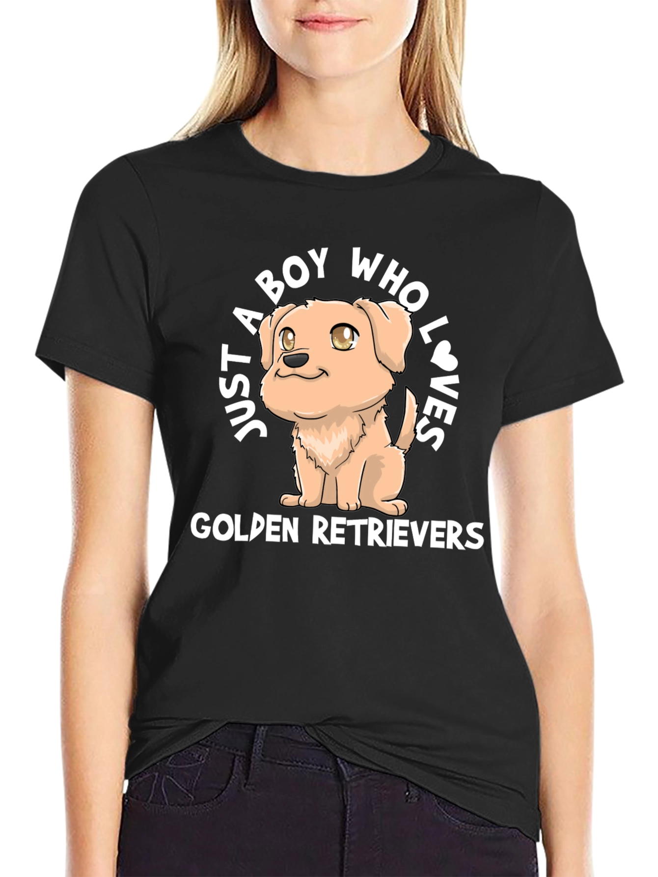 Golden Retriever Lover Tee - Boy & His Dog