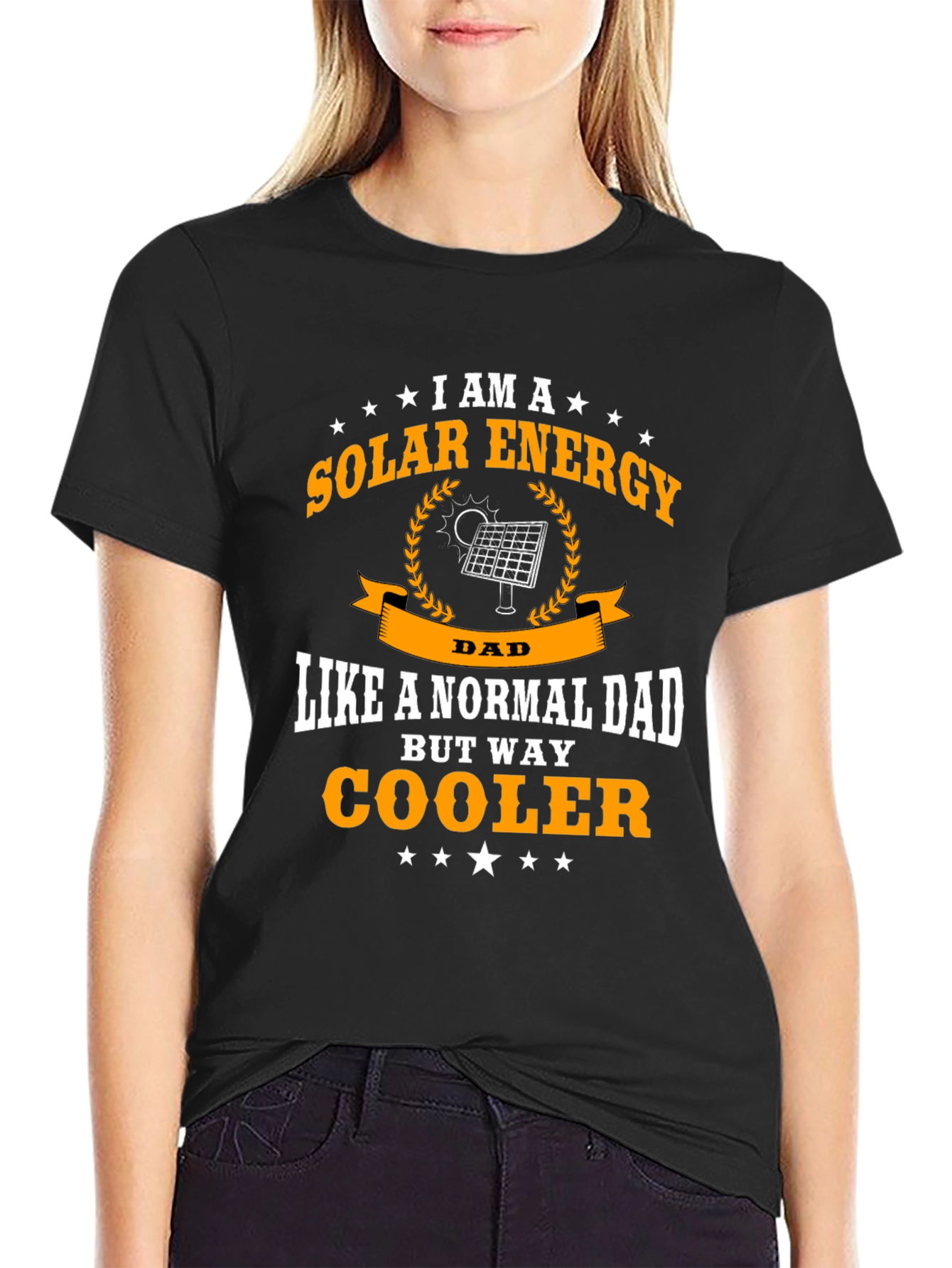 Solar Energy Dad T-Shirt - Cooler Than Normal!
