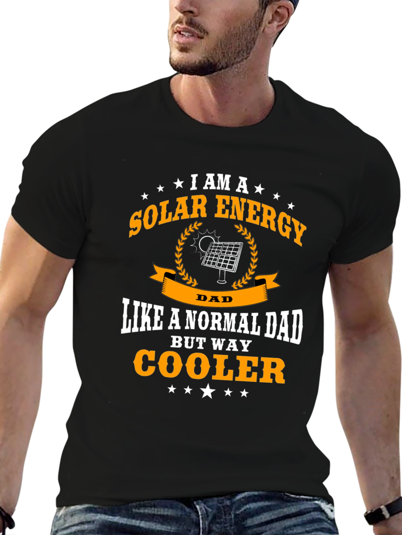Solar Energy Dad T-Shirt - Cooler Than Normal!