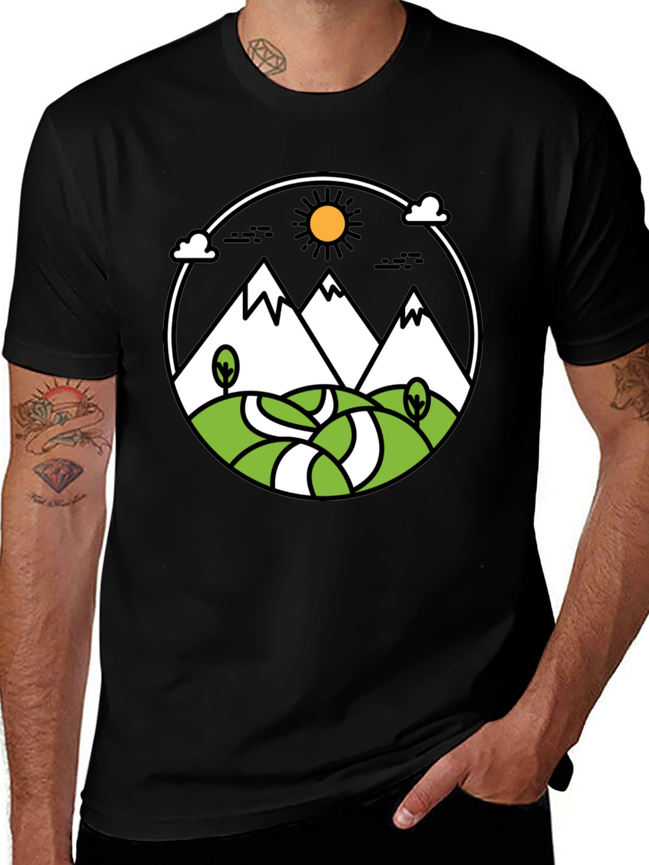 Mountain Graphic Tee - Outdoor Adventure Shirt