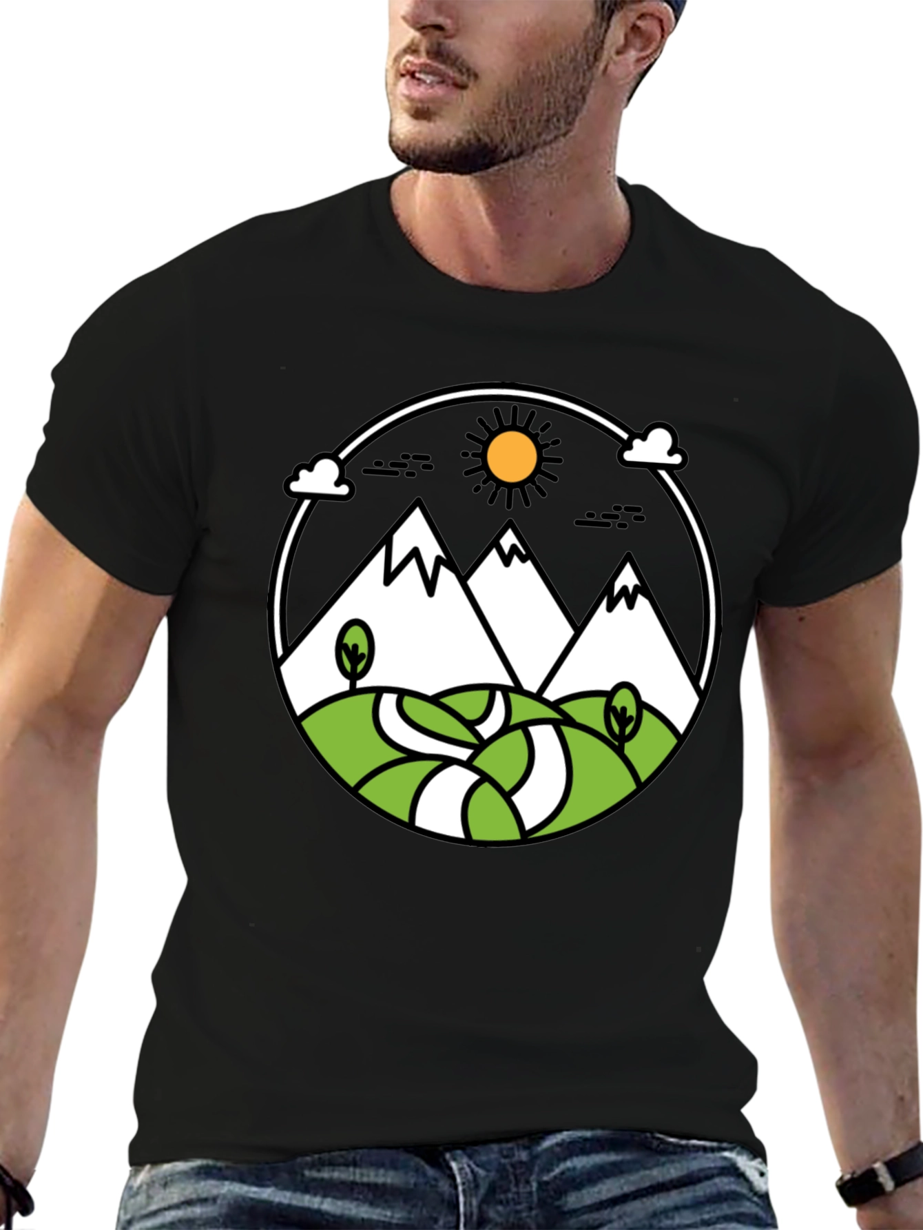 Mountain Graphic Tee - Outdoor Adventure Shirt
