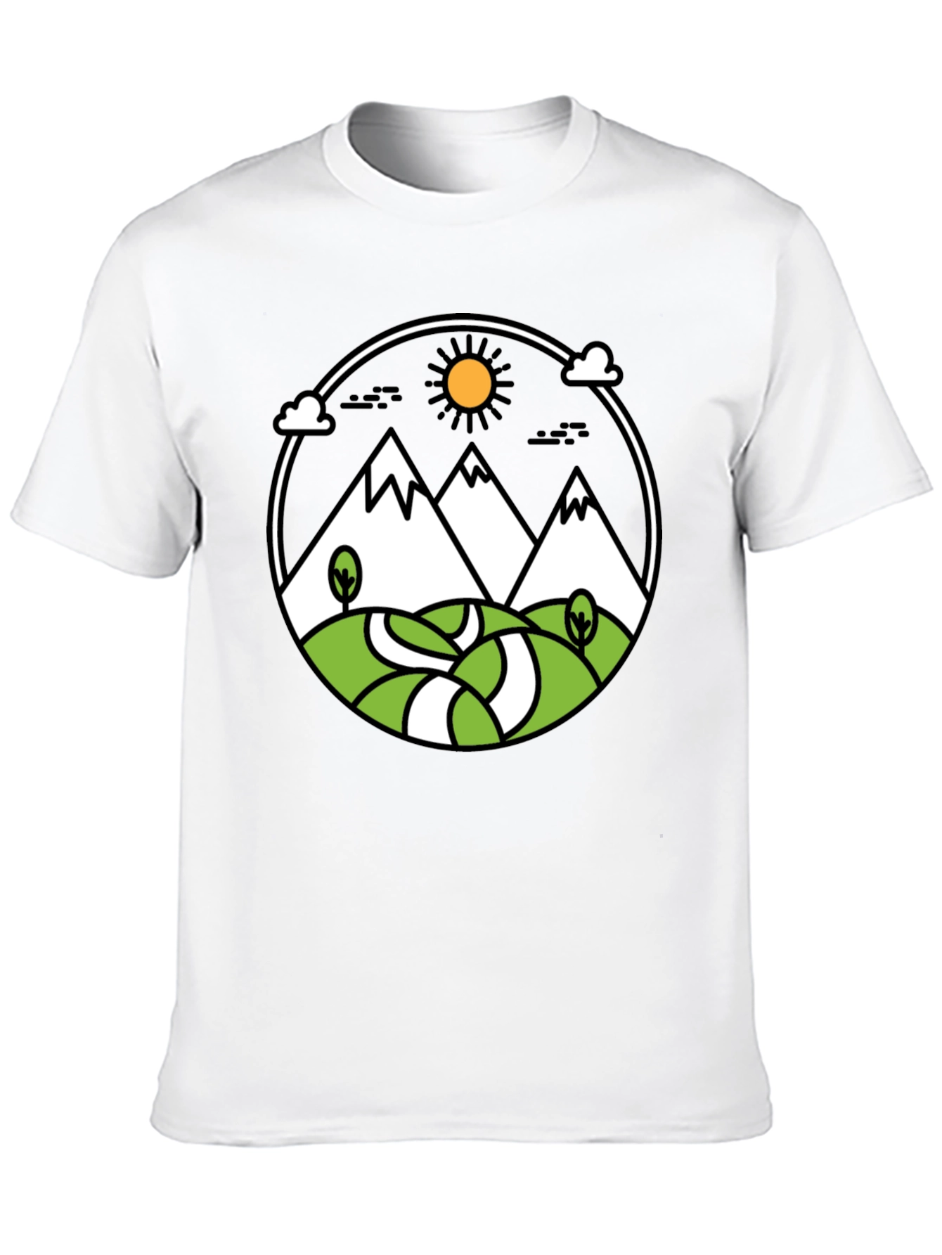 Mountain Graphic Tee - Outdoor Adventure Shirt