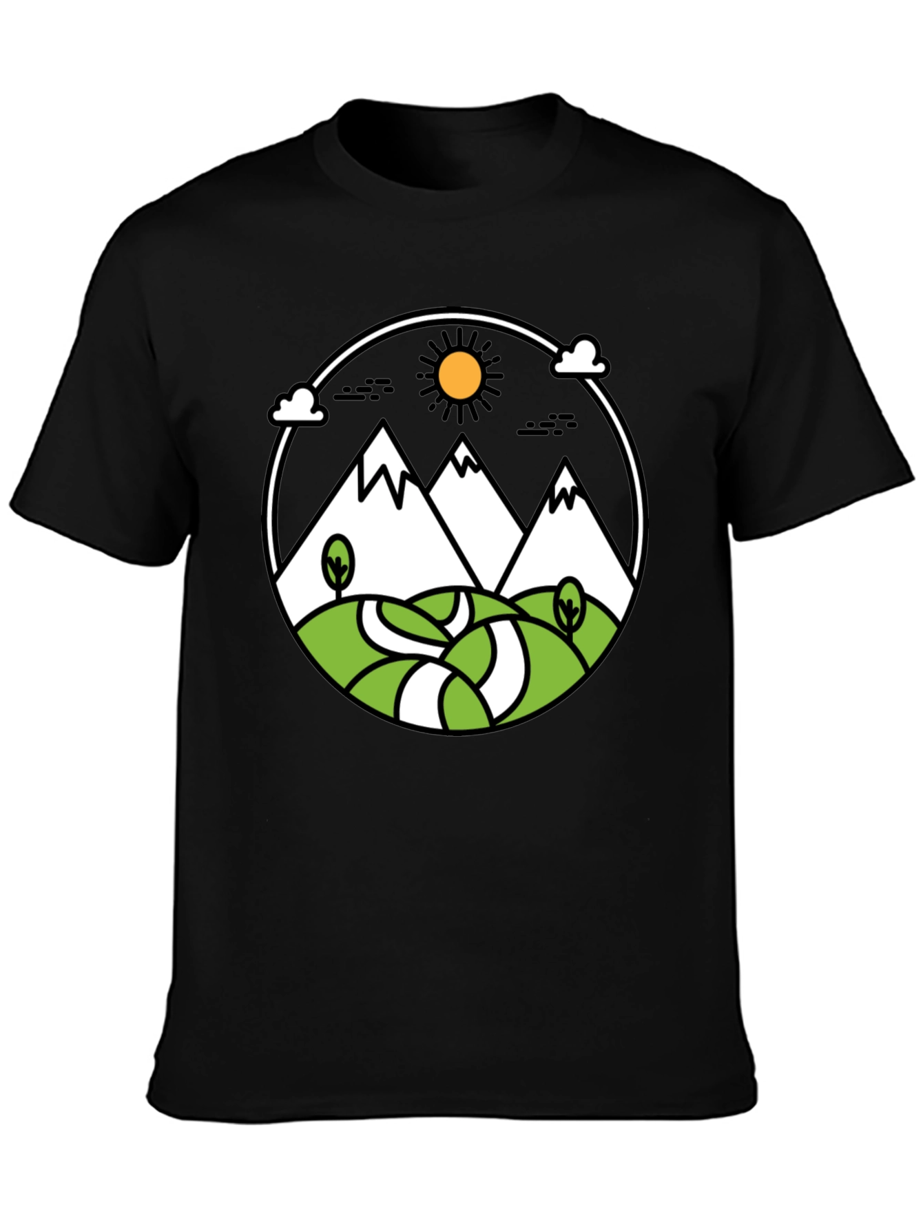 Mountain Graphic Tee - Outdoor Adventure Shirt