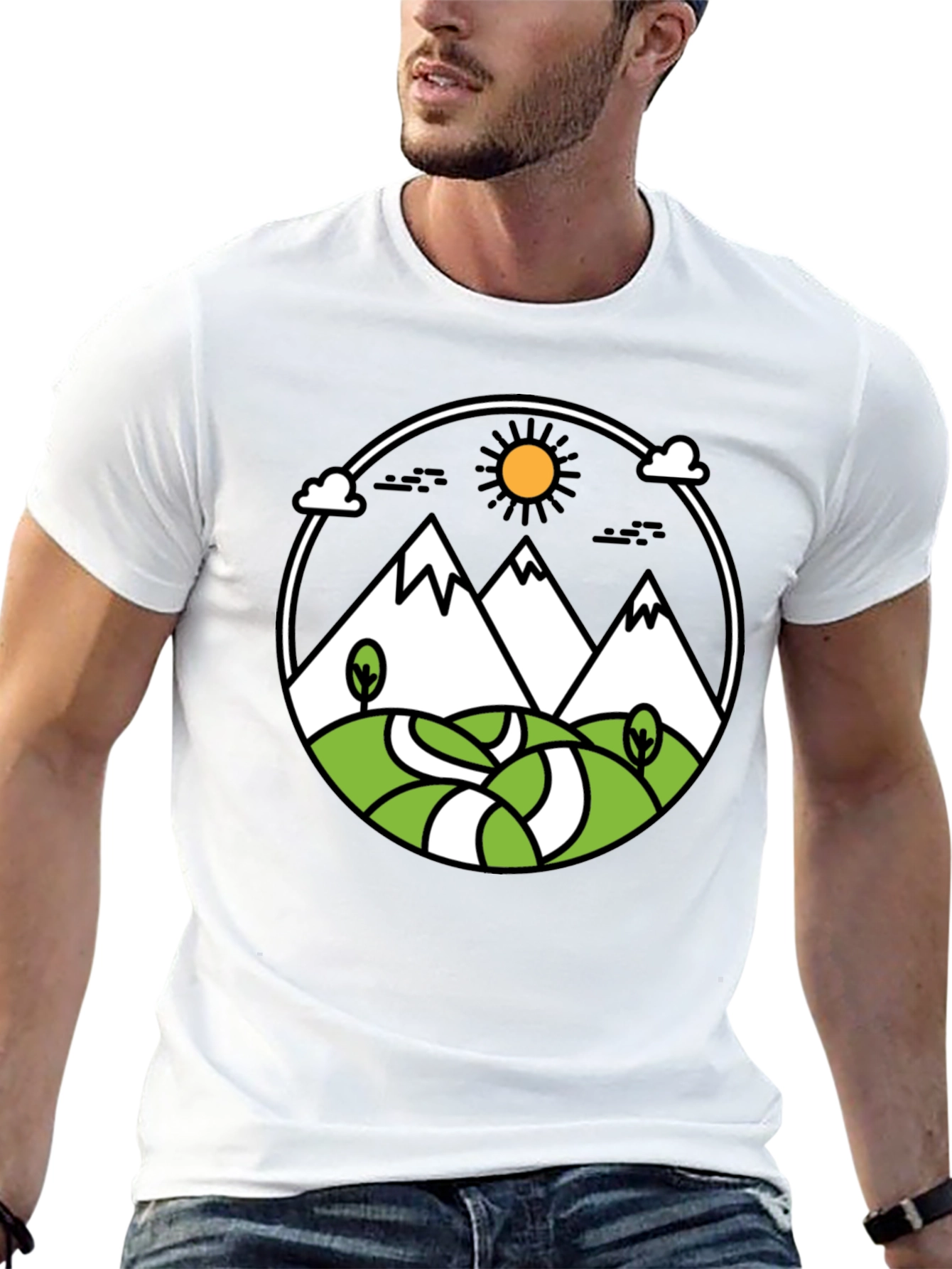 Mountain Graphic Tee - Outdoor Adventure Shirt