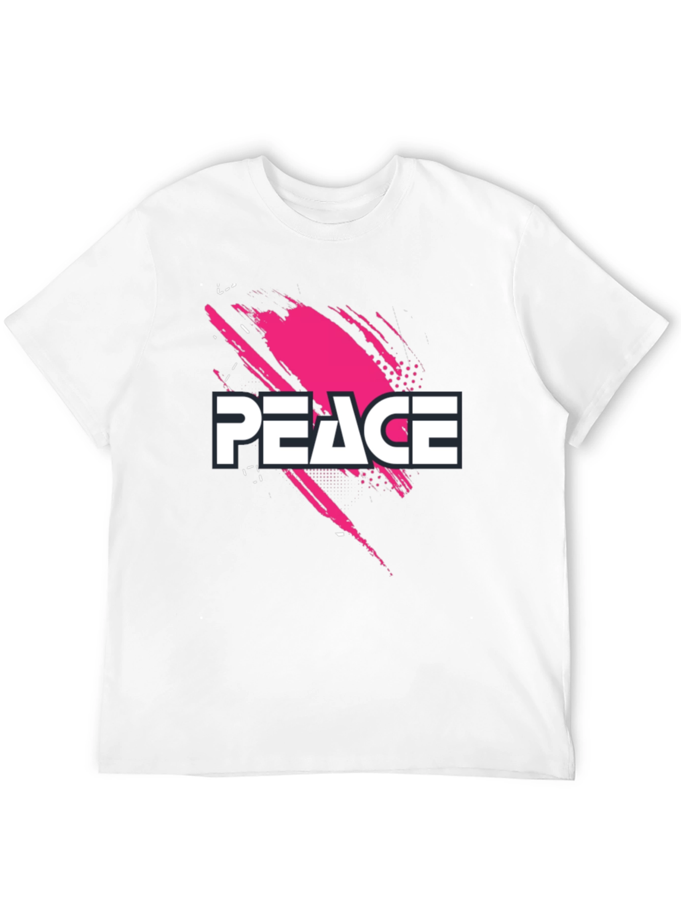 Peace Graphic Black T-Shirt
