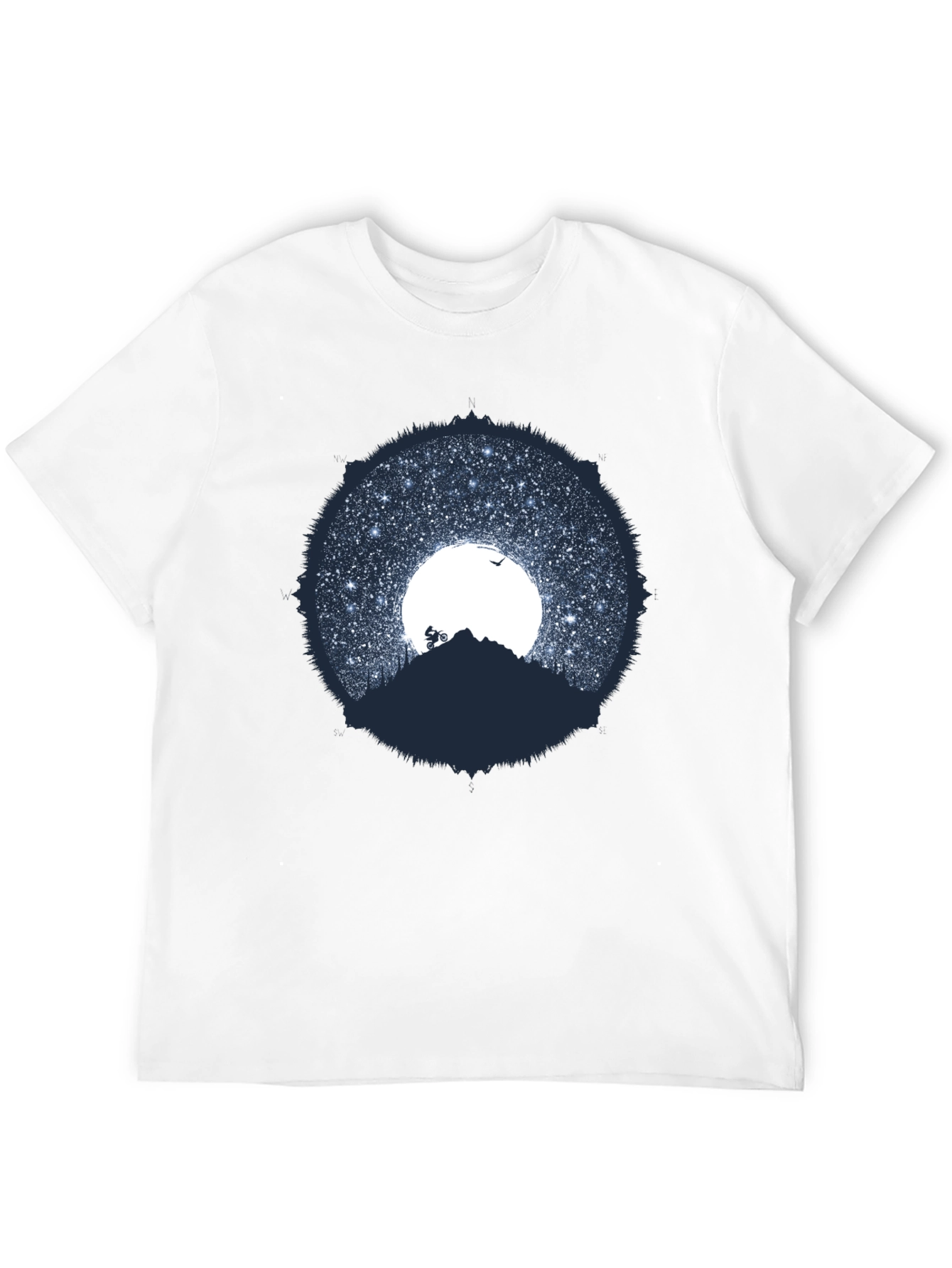 Mountain Biker Under the Stars T-Shirt