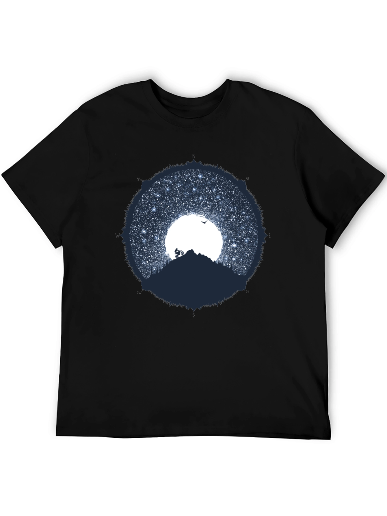 Mountain Biker Under the Stars T-Shirt