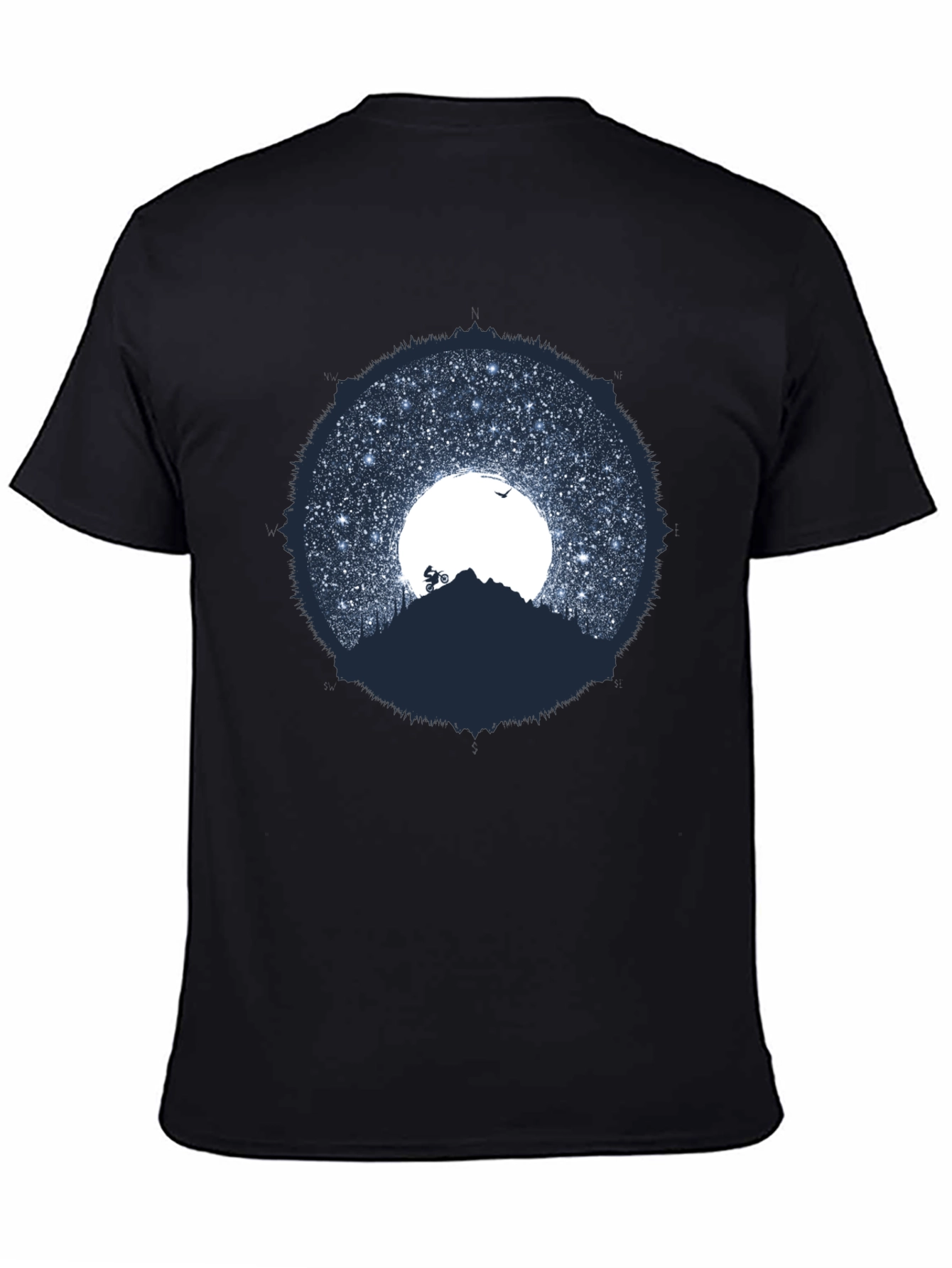 Mountain Biker Under the Stars T-Shirt