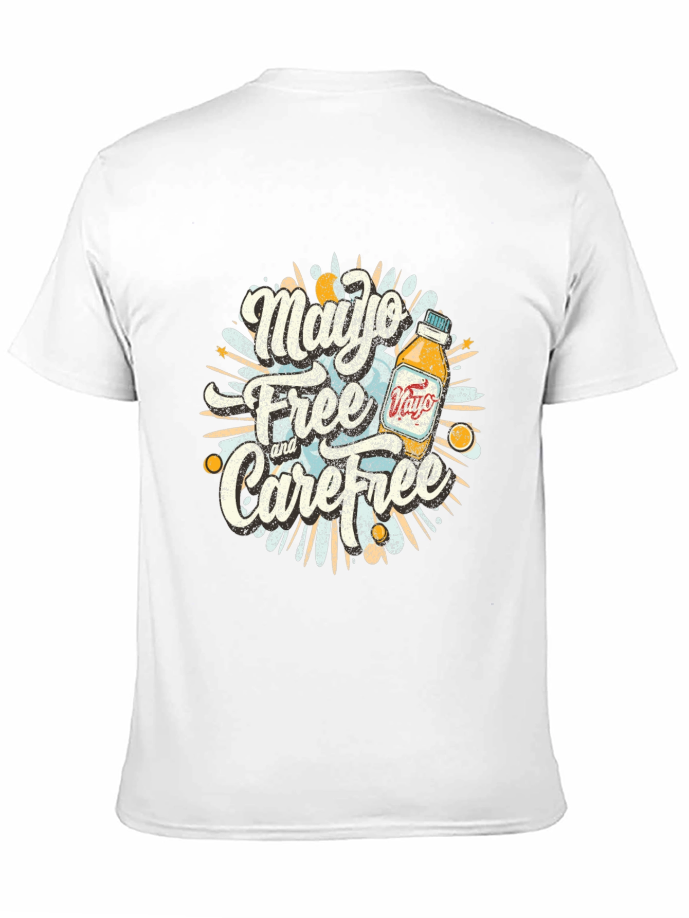 Mayo Free & Carefree Black Graphic Tee