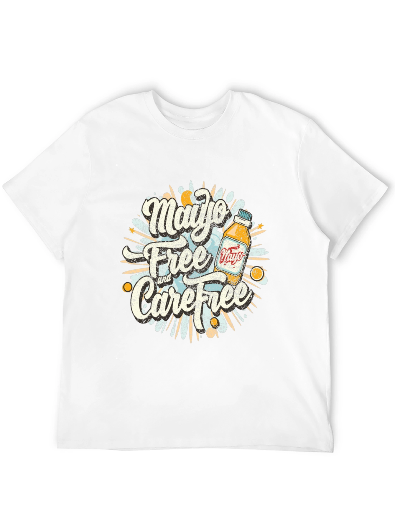Mayo Free & Carefree Black Graphic Tee