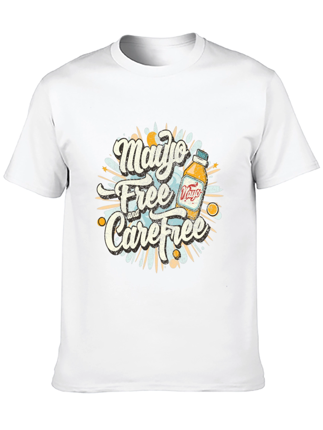 Mayo Free & Carefree Black Graphic Tee