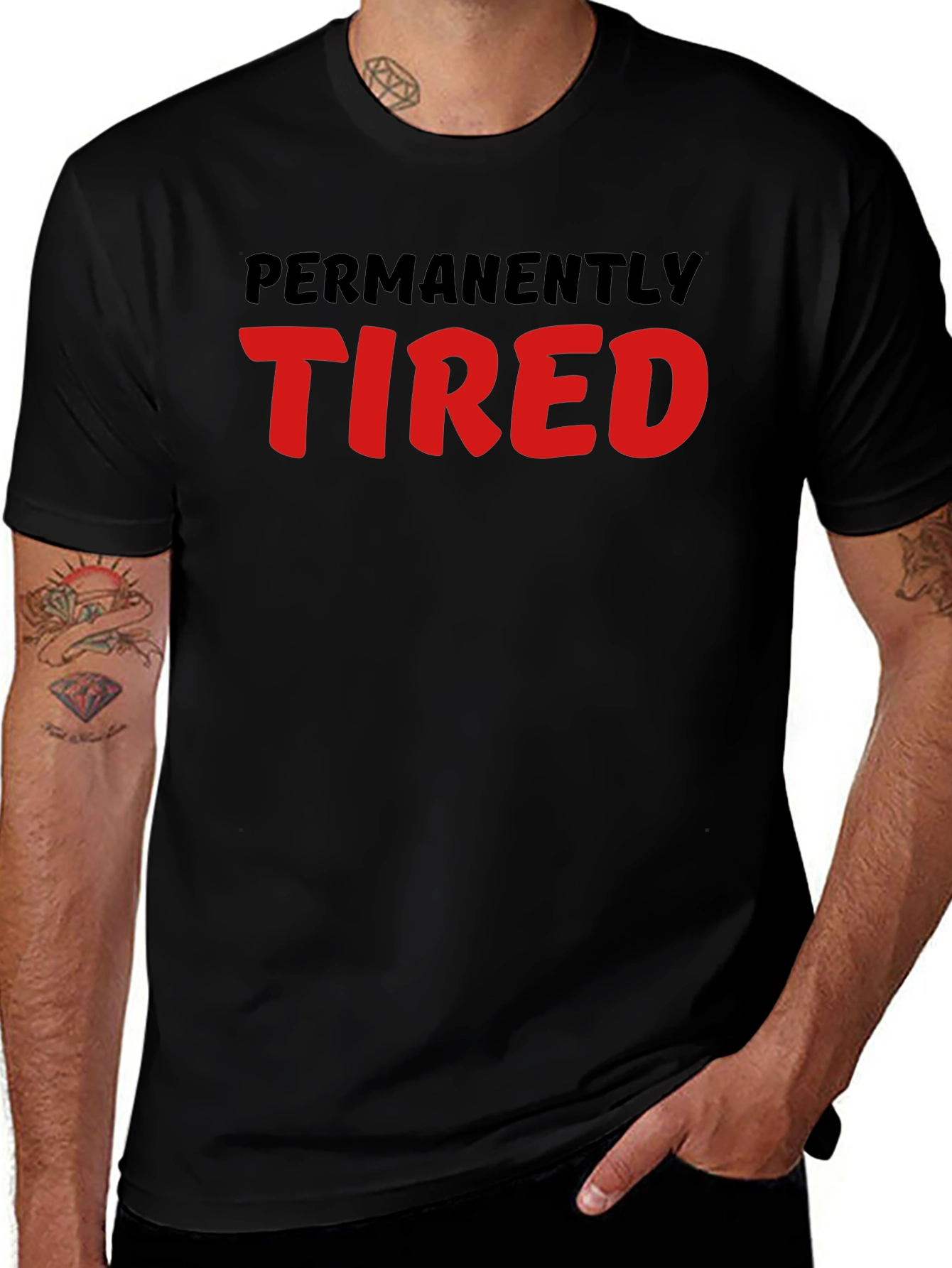 Permanently Tired Graphic T-Shirt - Unisex