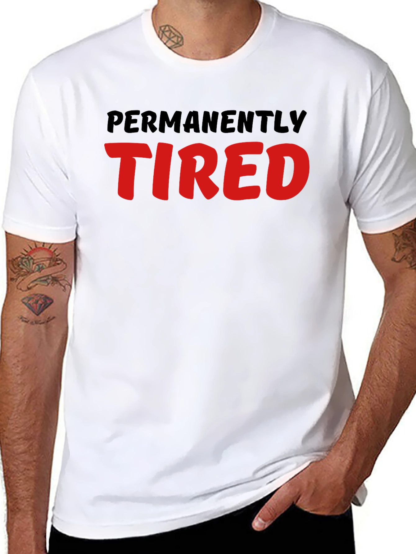 Permanently Tired Graphic T-Shirt - Unisex