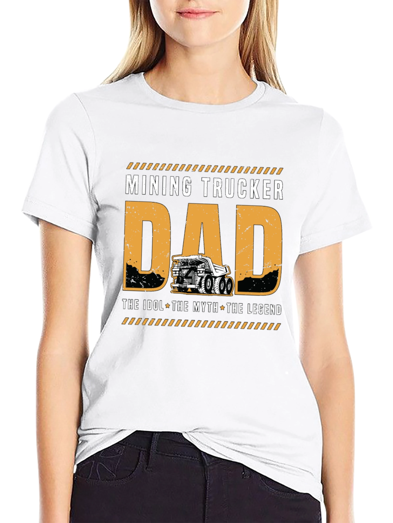 Mining Trucker Dad T-Shirt - The Legend
