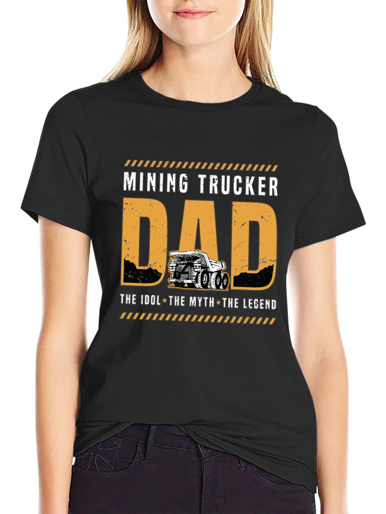 Mining Trucker Dad T-Shirt - The Legend
