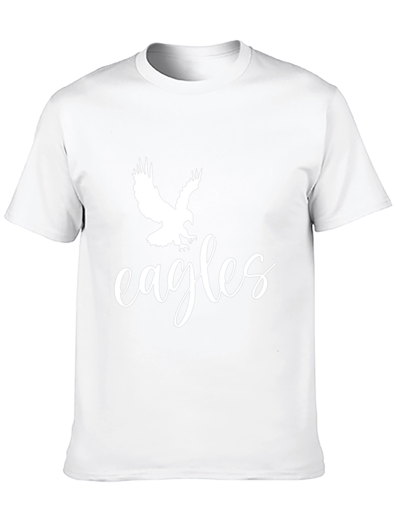 Eagles Graphic Tee - Black Cotton T-Shirt
