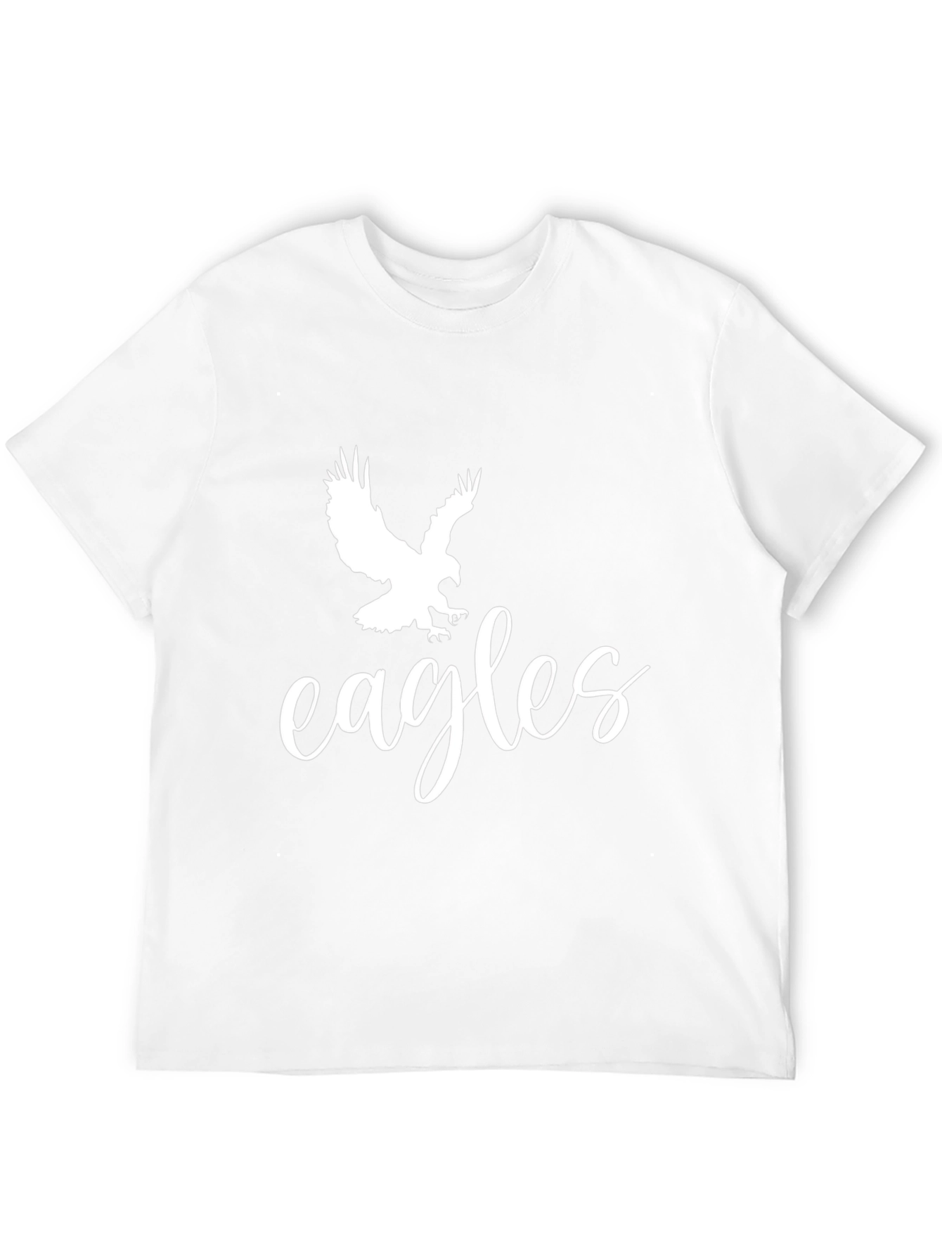 Eagles Graphic Tee - Black Cotton T-Shirt