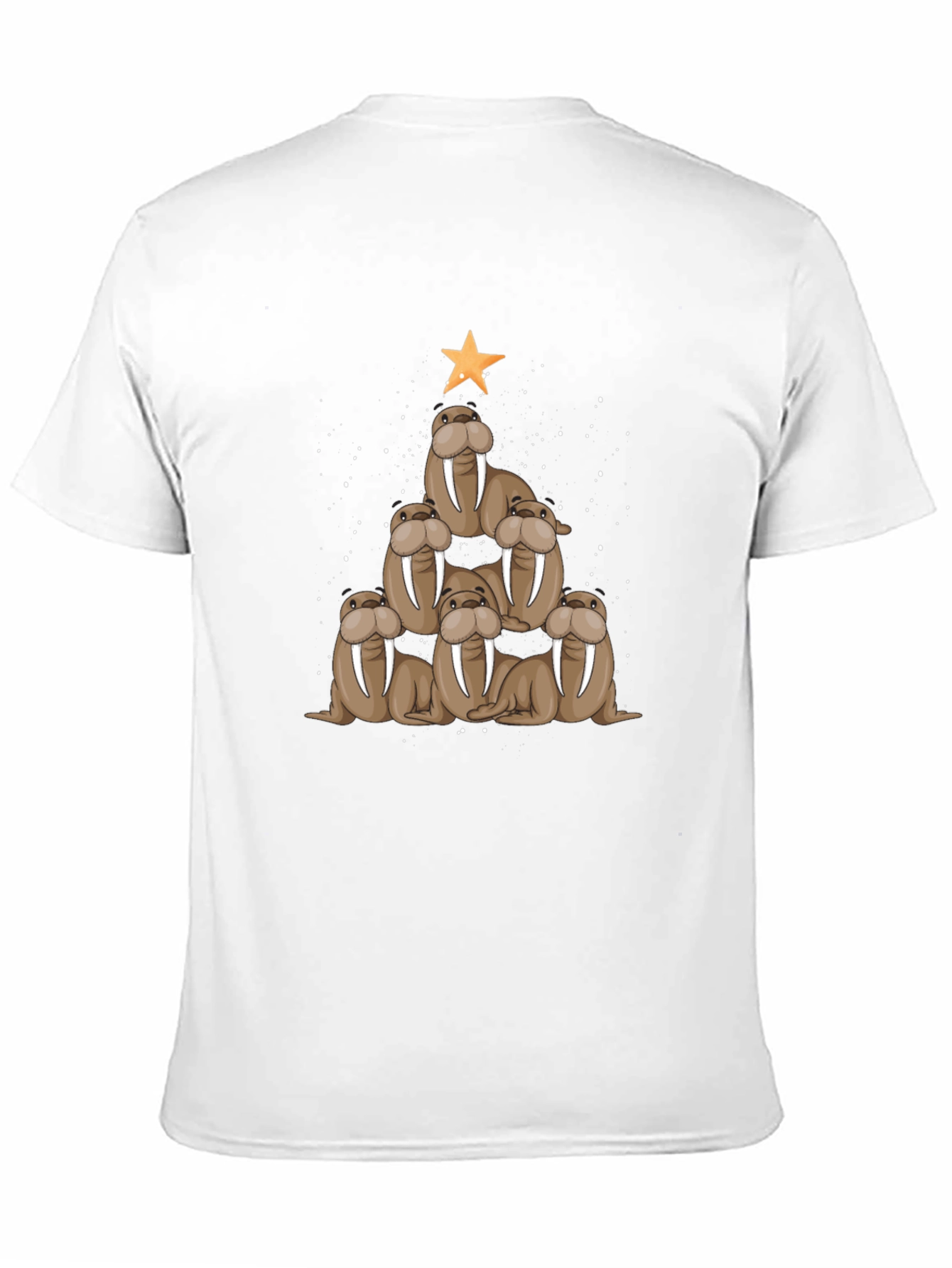Walrus Christmas Tree T-Shirt