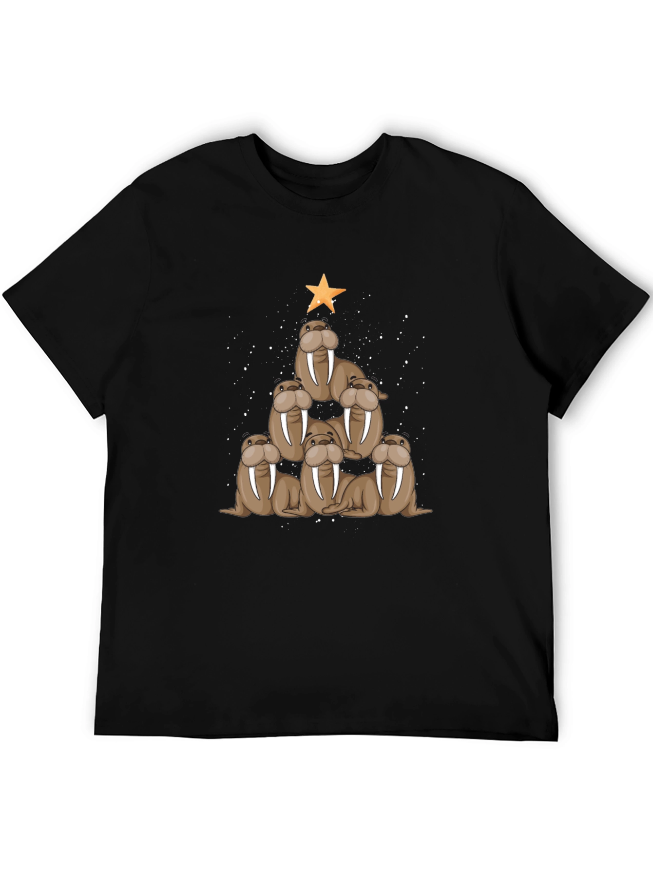 Walrus Christmas Tree T-Shirt