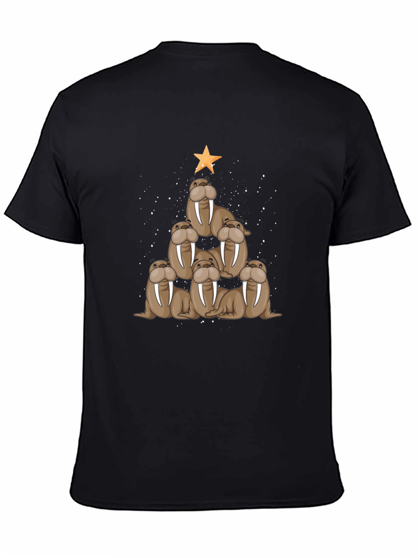 Walrus Christmas Tree T-Shirt