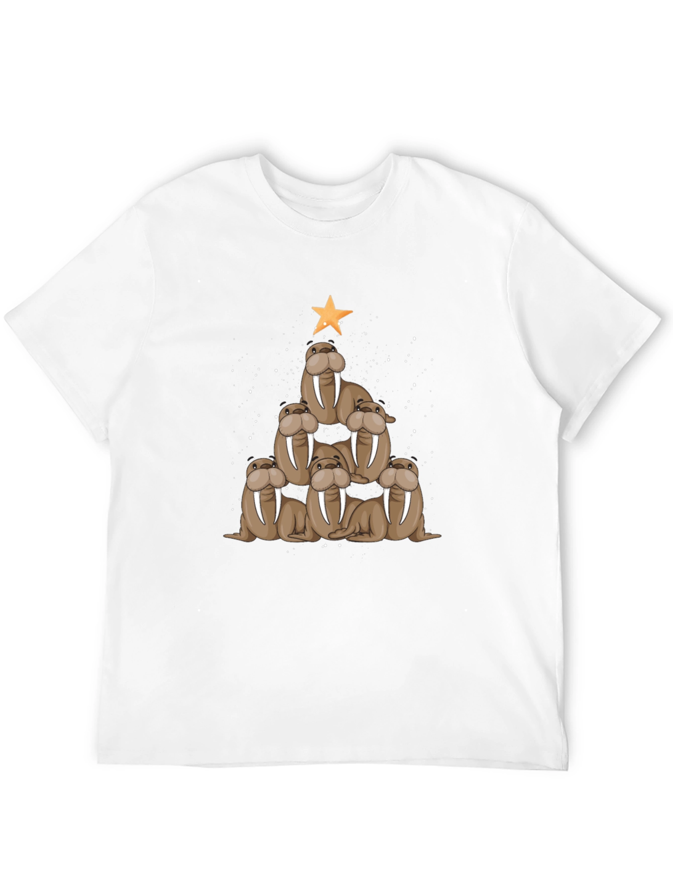 Walrus Christmas Tree T-Shirt