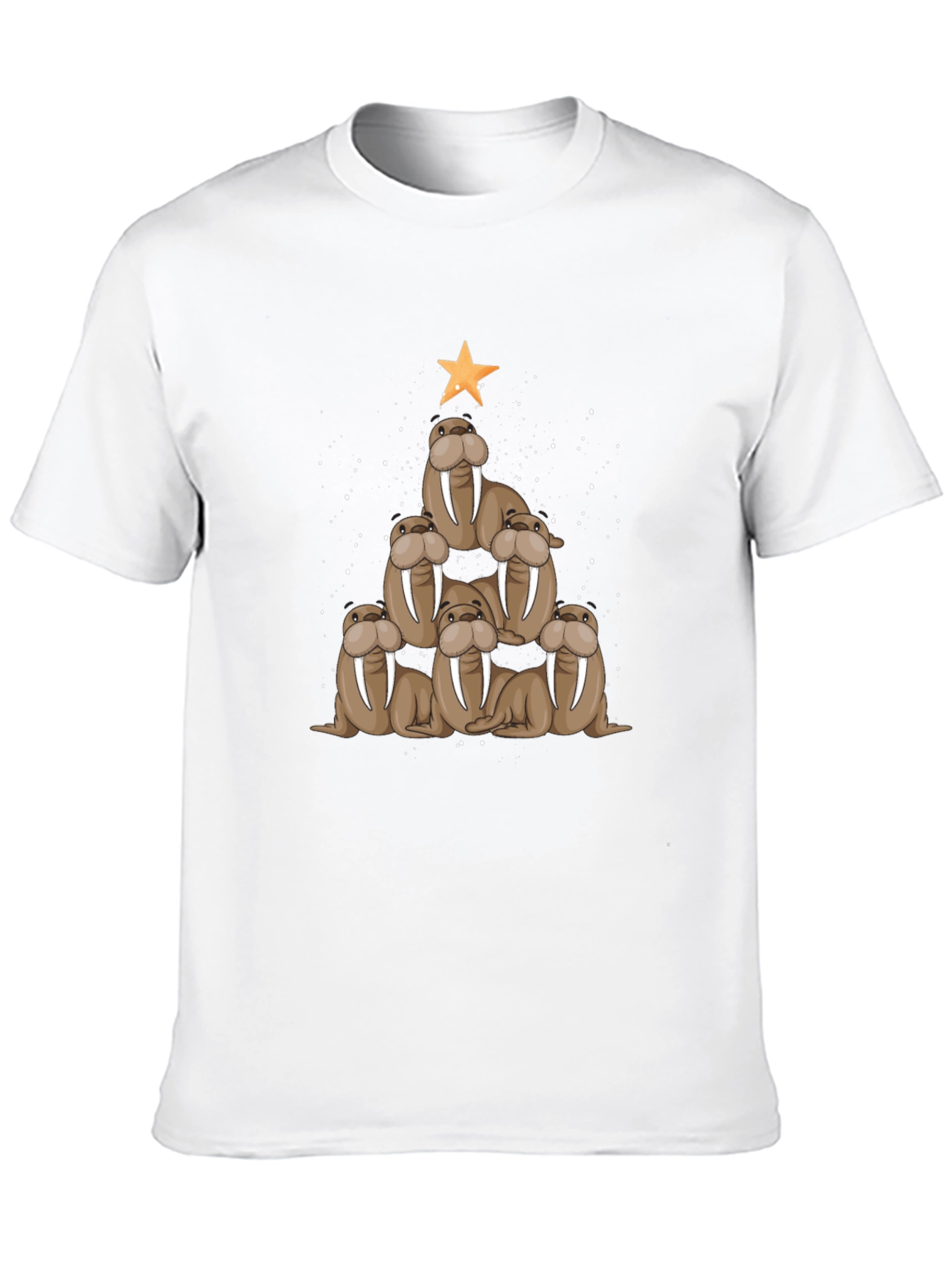 Walrus Christmas Tree T-Shirt