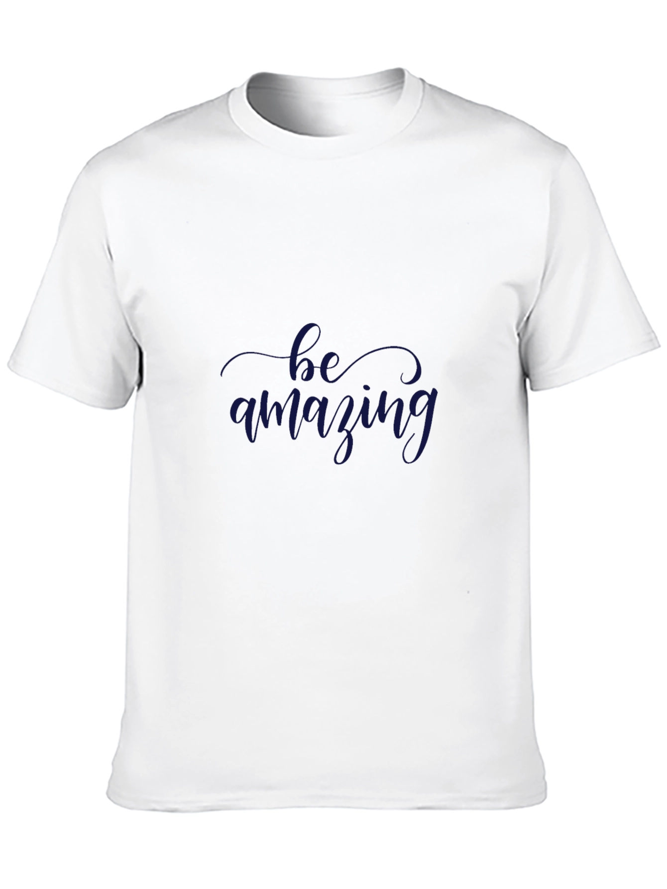 Be Amazing Graphic Tee - Black Cotton Blend Shirt