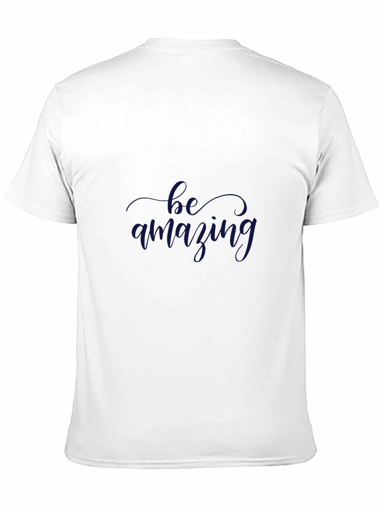 Be Amazing Graphic Tee - Black Cotton Blend Shirt