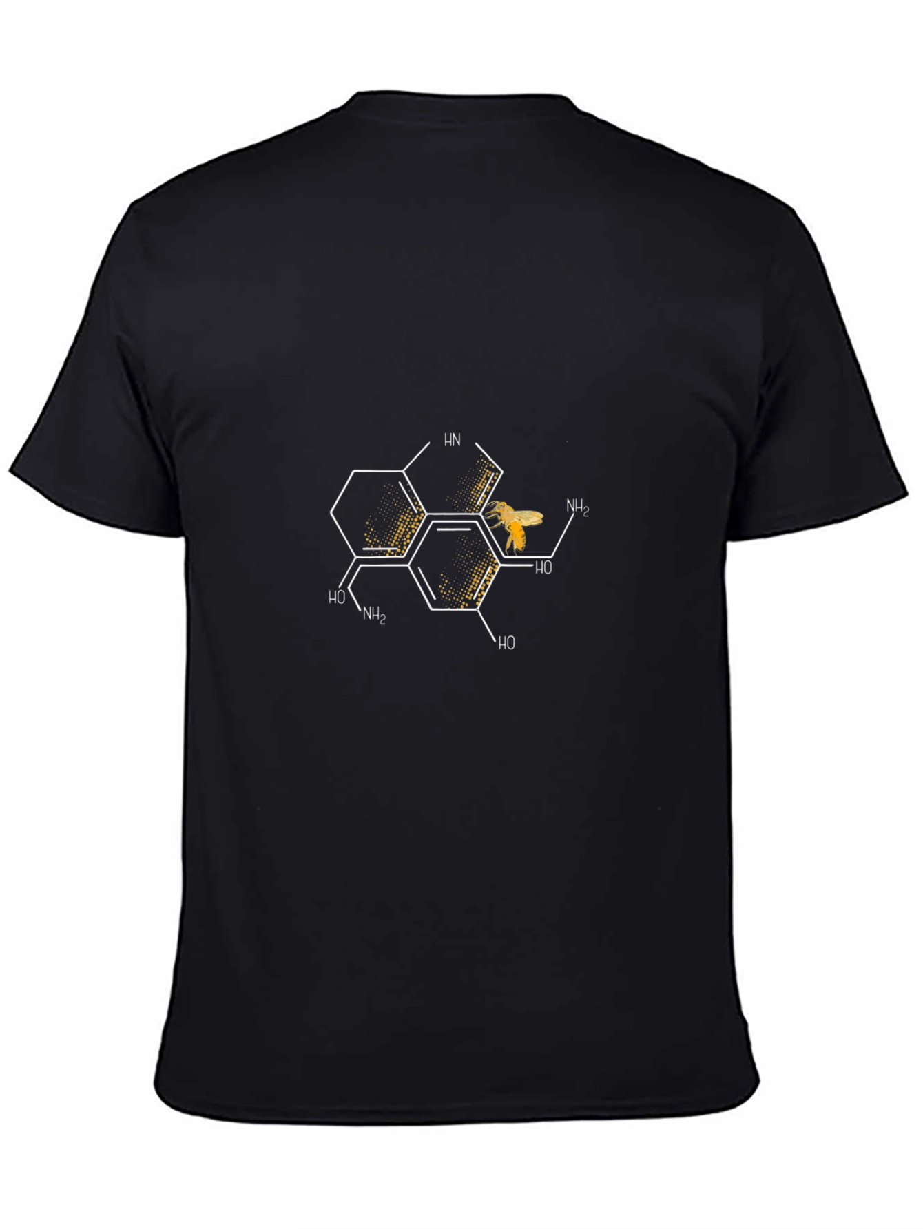 Honeycomb Bee Graphic Tee - Science & Nature Style