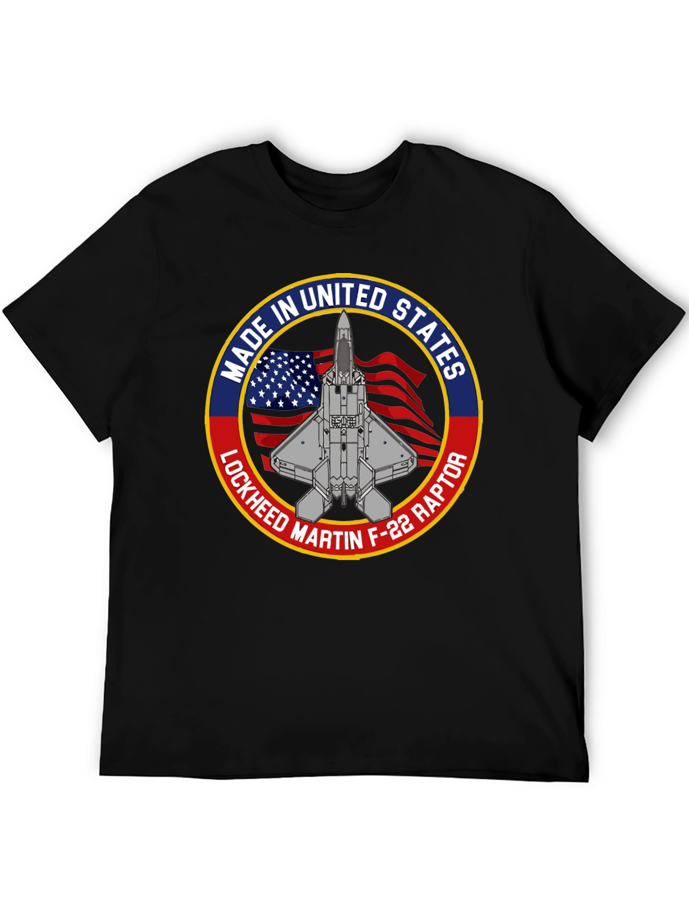 Lockheed Martin F-22 Raptor USA Made T-Shirt