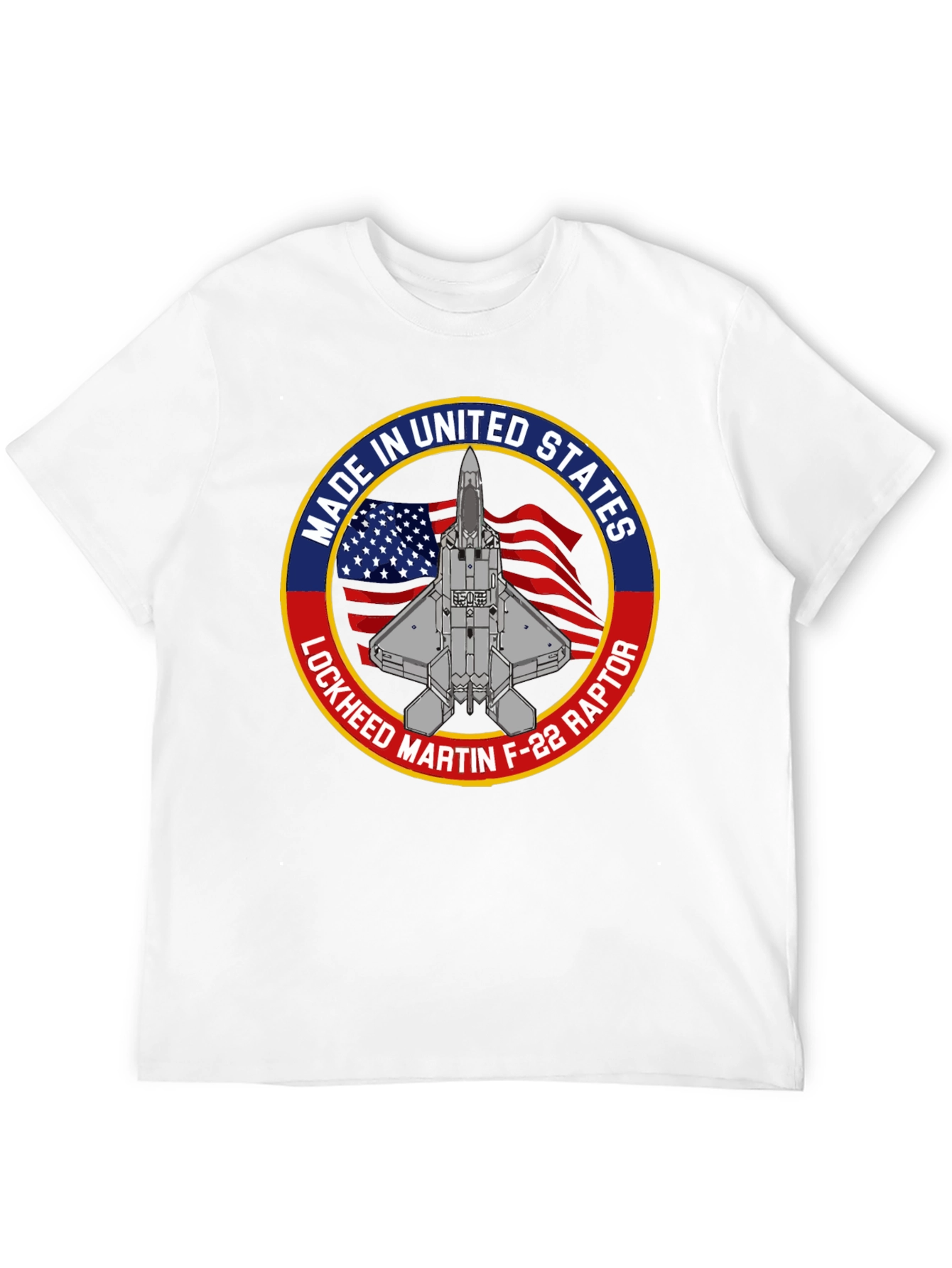 Lockheed Martin F-22 Raptor USA Made T-Shirt