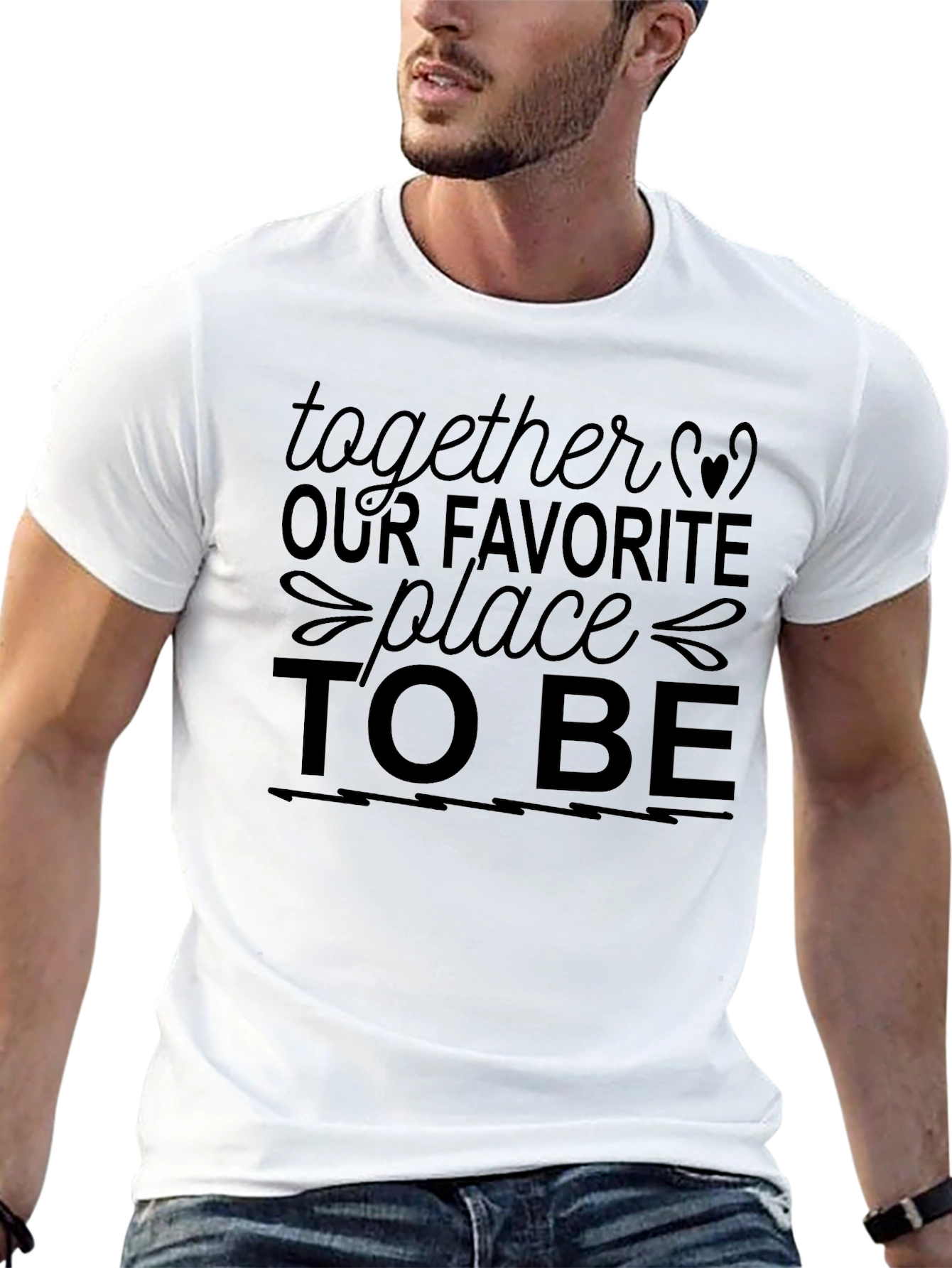 Together Our Favorite Place to Be Graphic Tee