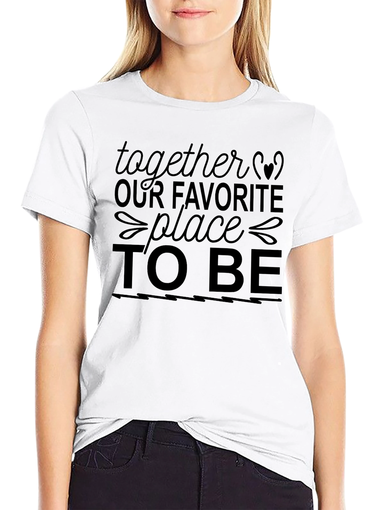 Together Our Favorite Place to Be Graphic Tee