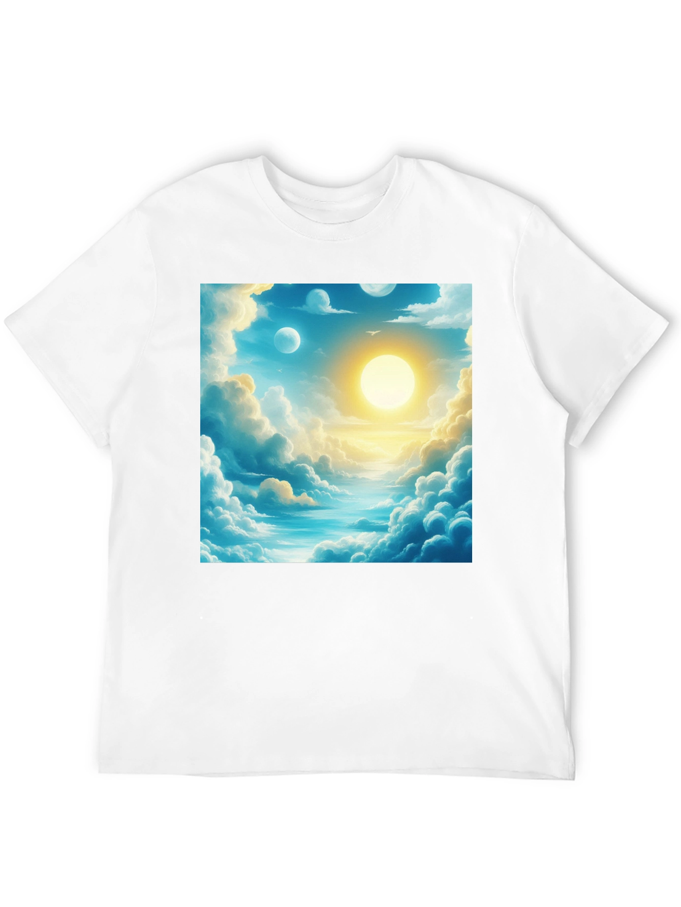 Dreamscape Print Black Tee