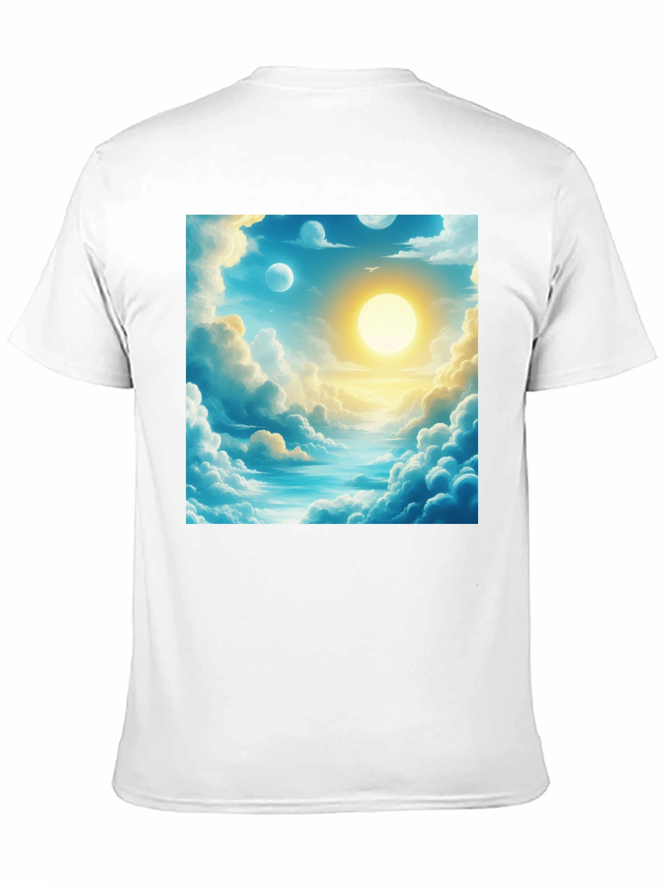 Dreamscape Print Black Tee