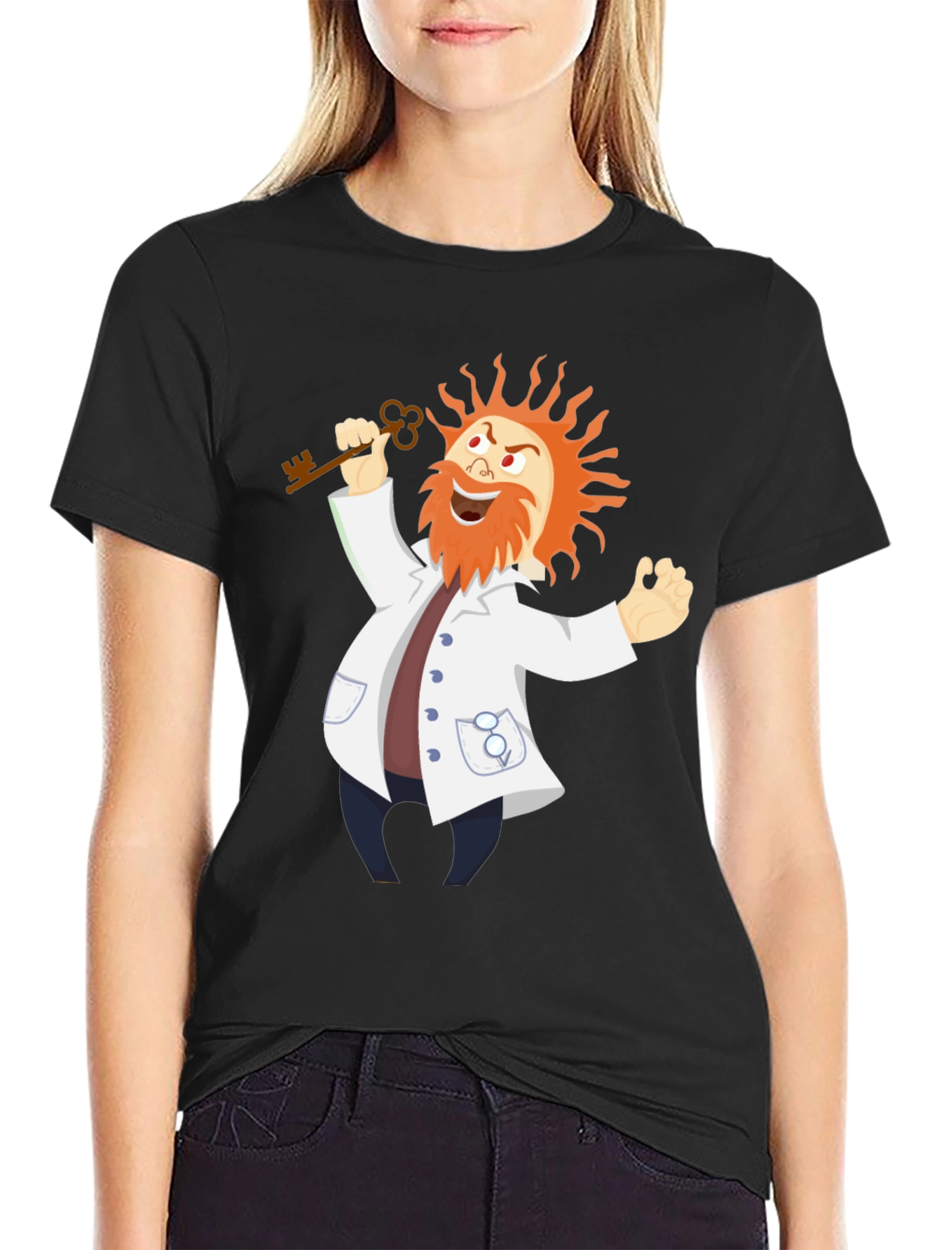 Mad Scientist T-Shirt - Key to Knowledge
