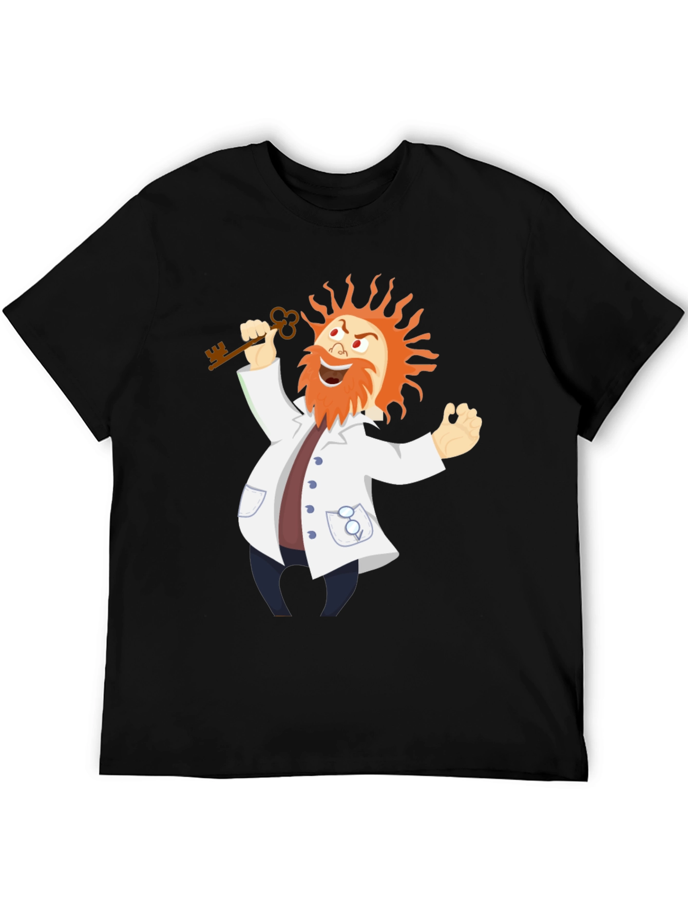 Mad Scientist T-Shirt - Key to Knowledge