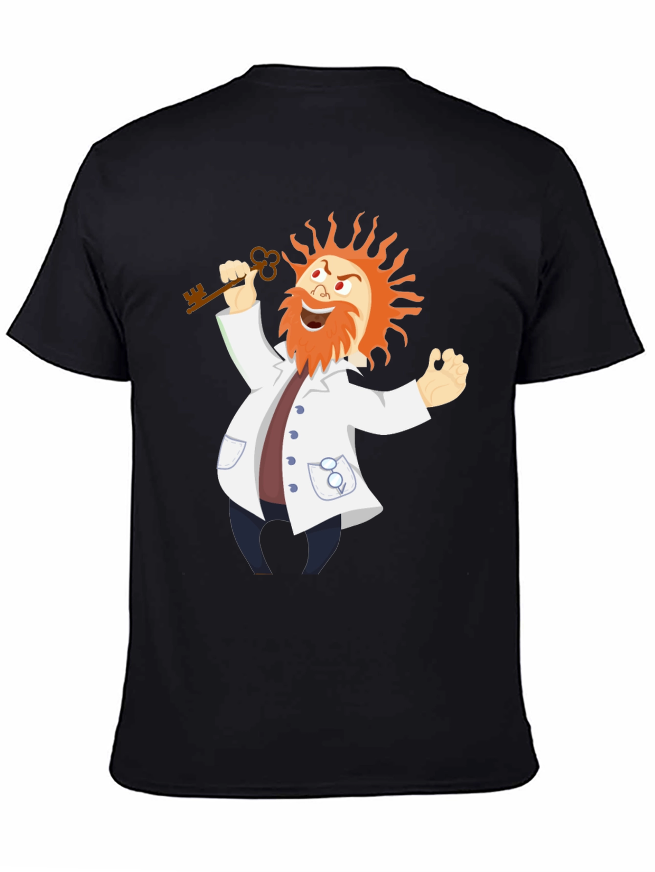 Mad Scientist T-Shirt - Key to Knowledge