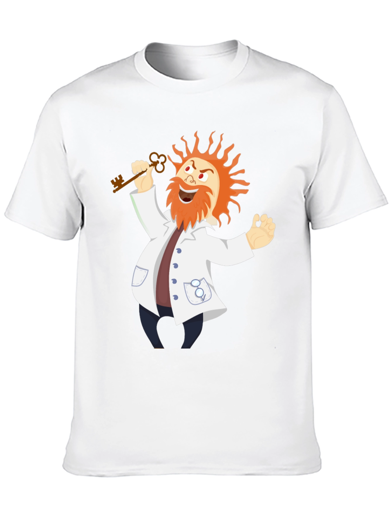 Mad Scientist T-Shirt - Key to Knowledge