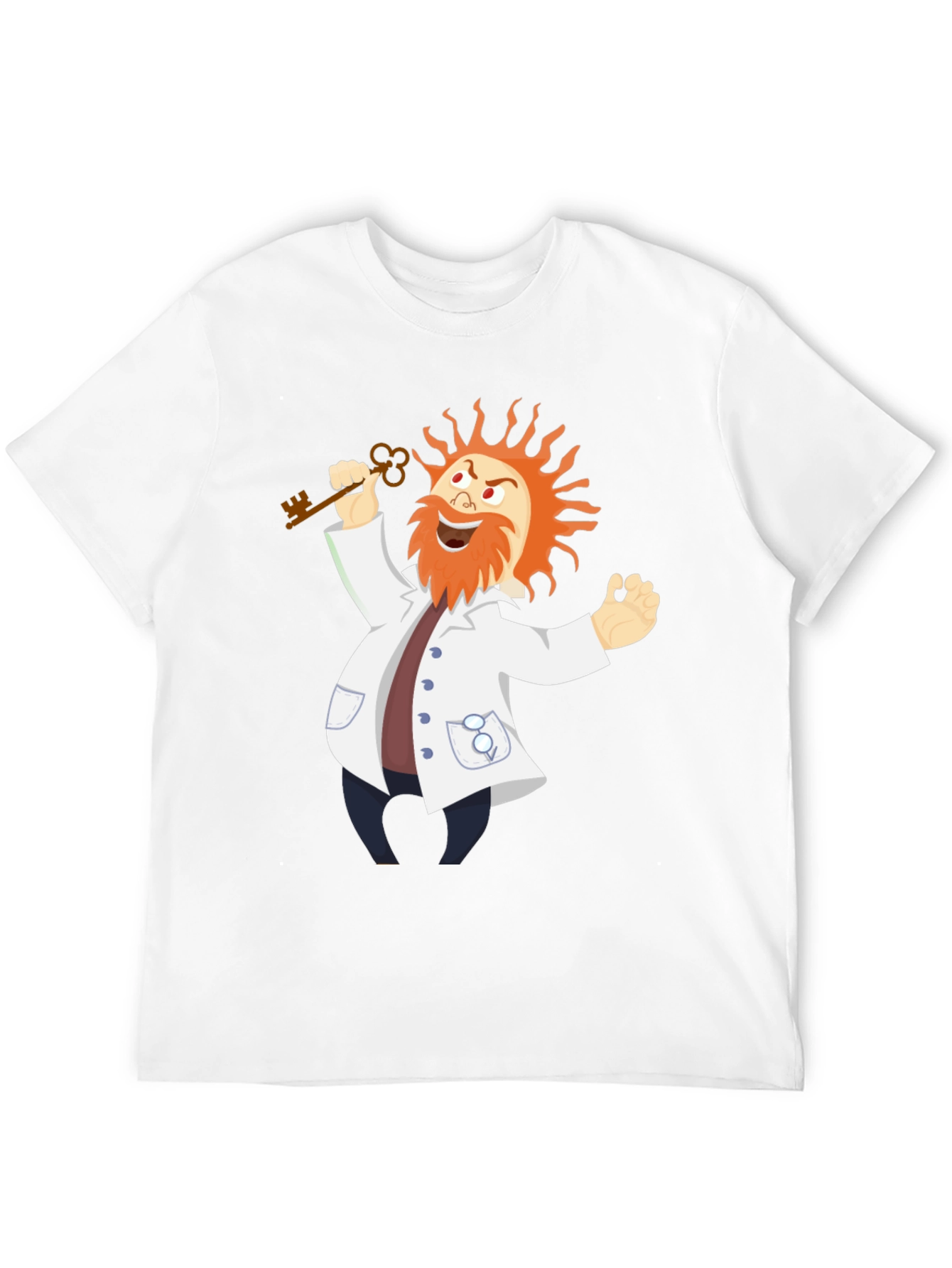 Mad Scientist T-Shirt - Key to Knowledge