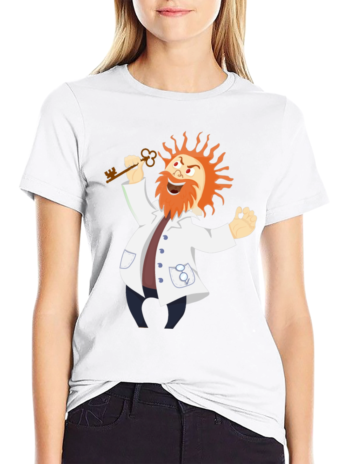 Mad Scientist T-Shirt - Key to Knowledge