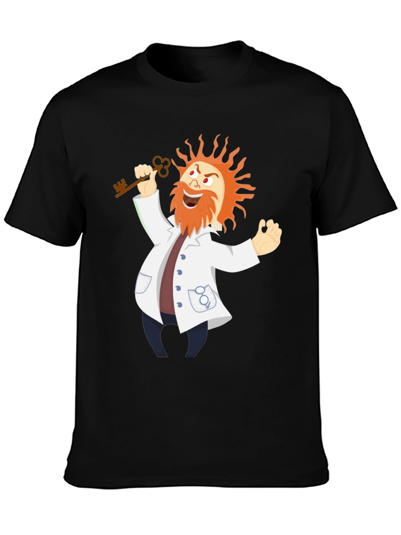 Mad Scientist T-Shirt - Key to Knowledge