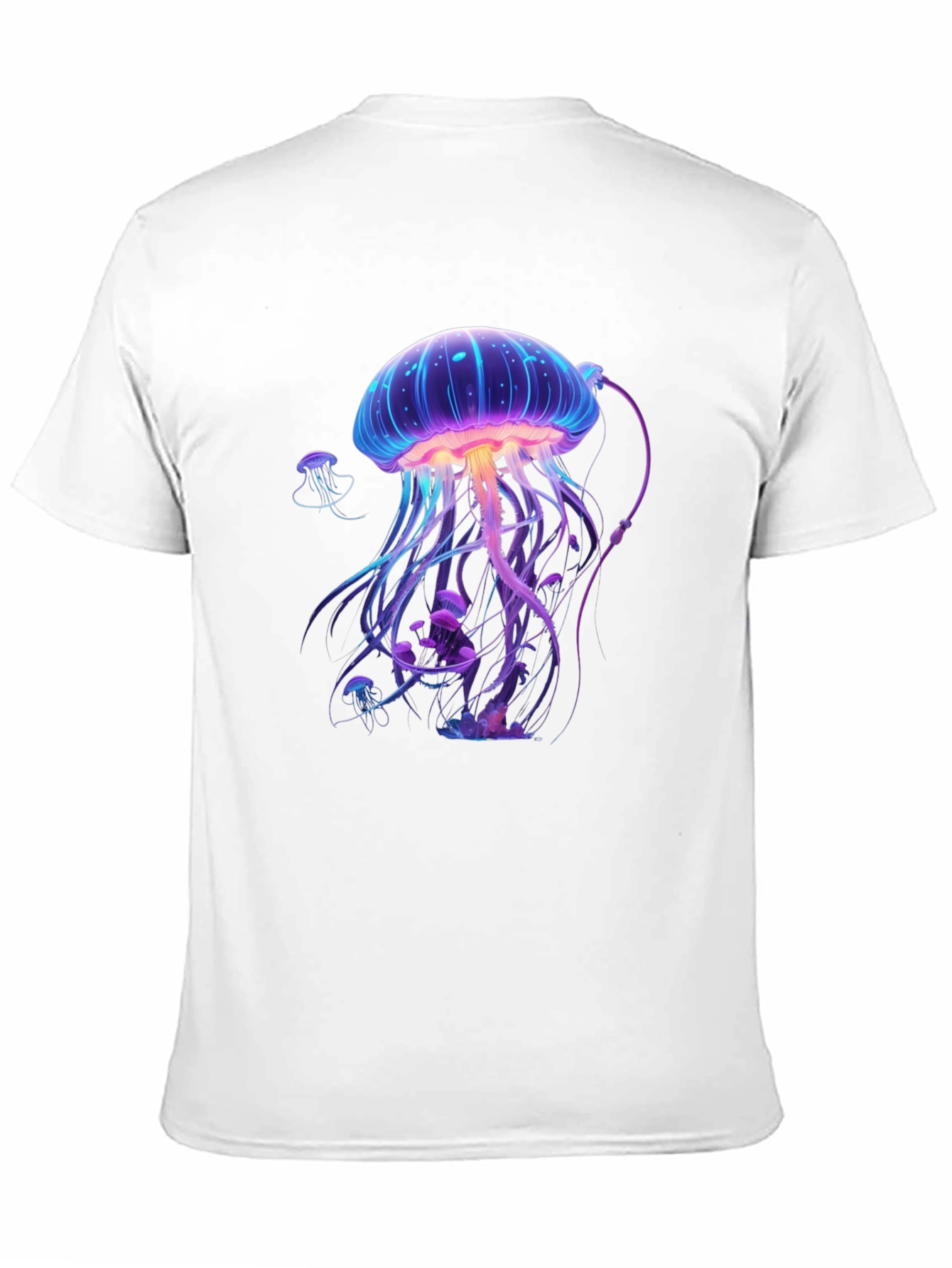 Jellyfish Graphic T-Shirt - Unique Neon Design