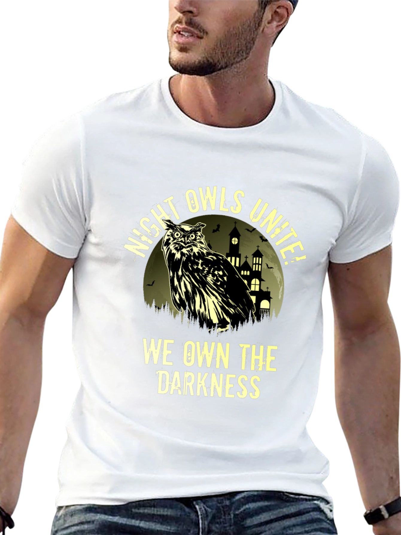 Night Owls Unite Graphic T-Shirt