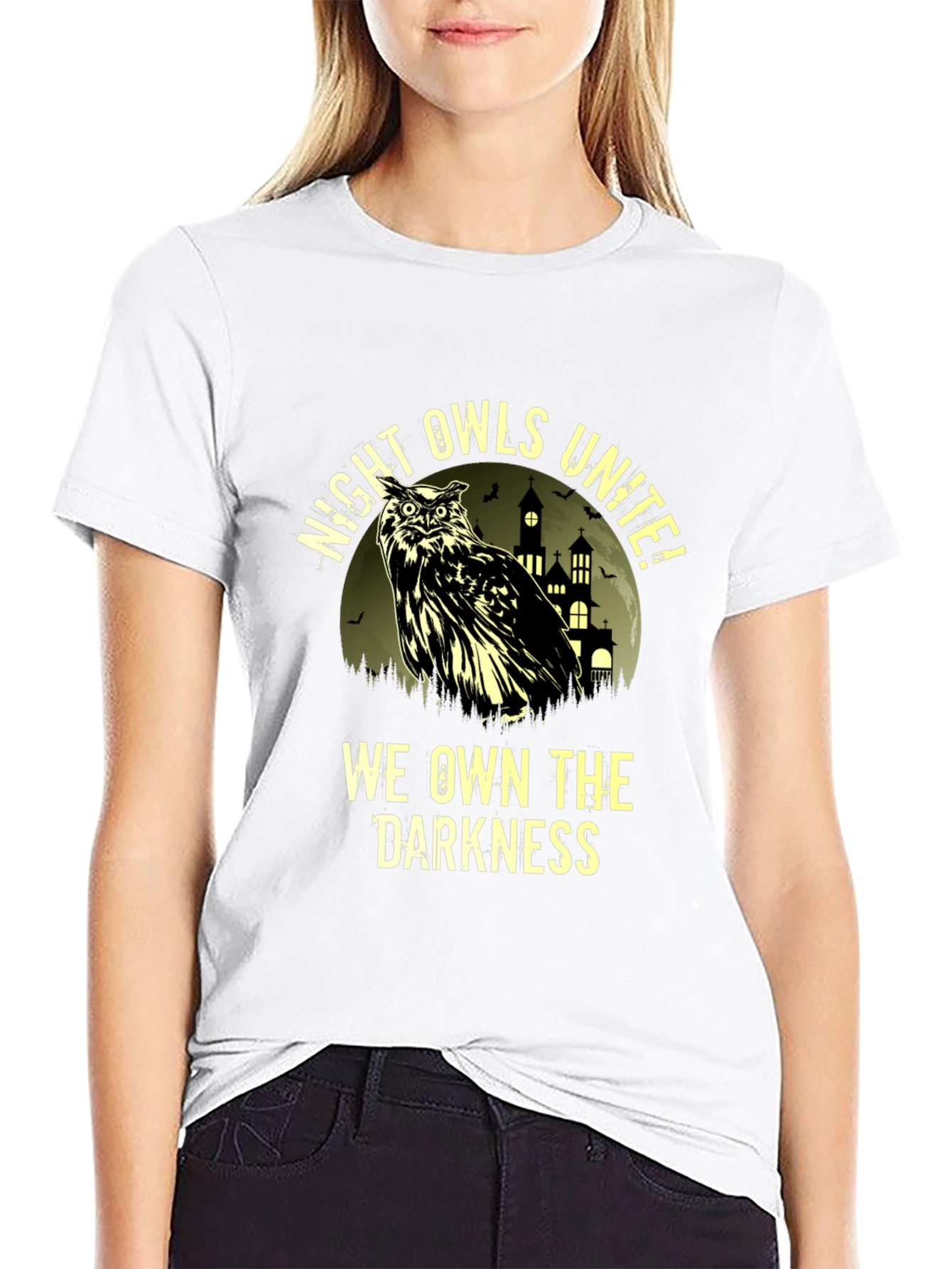 Night Owls Unite Graphic T-Shirt