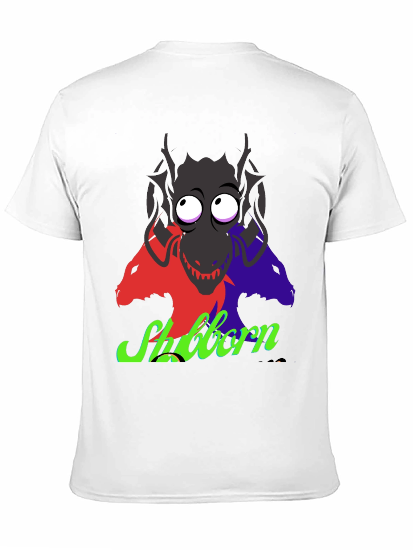 Stubborn Three-Headed Dragon Graphic Tee